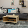 Τραπεζάκι σαλονιού Hola Megapap χρώμα sapphire oak - ανθρακί 60x60x32εκ. Τραπεζάκι σαλονιού Hola Megapap χρώμα sapphire oak - ανθρακί 60x60x32εκ.