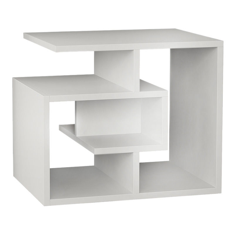 Τραπεζάκι βοηθητικό Labirent Megapap Megapap χρώμα λευκό 54x40x45εκ. Τραπεζάκι βοηθητικό Labirent Megapap Megapap χρώμα λευκό 54x40x45εκ.