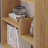 Βιβλιοθήκη Oppa Megapap χρώμα sapphire oak/λευκό 60x22x162εκ. Βιβλιοθήκη Oppa Megapap χρώμα sapphire oak/λευκό 60x22x162εκ.