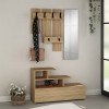 Έπιπλο εισόδου Vesty Megapap χρώμα sapphire oak 100x30x61εκ. Έπιπλο εισόδου Vesty Megapap χρώμα sapphire oak 100x30x61εκ.