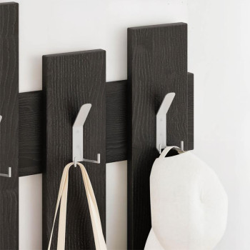 Κρεμάστρα τοίχου Wave Megapap χρώμα black wood 64x4x81εκ. Κρεμάστρα τοίχου Wave Megapap χρώμα black wood 64x4x81εκ.