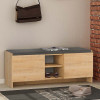 Παπουτσοθήκη Zulla Megapap χρώμα sapphire oak 110x37x43εκ. Παπουτσοθήκη Zulla Megapap χρώμα sapphire oak 110x37x43εκ.