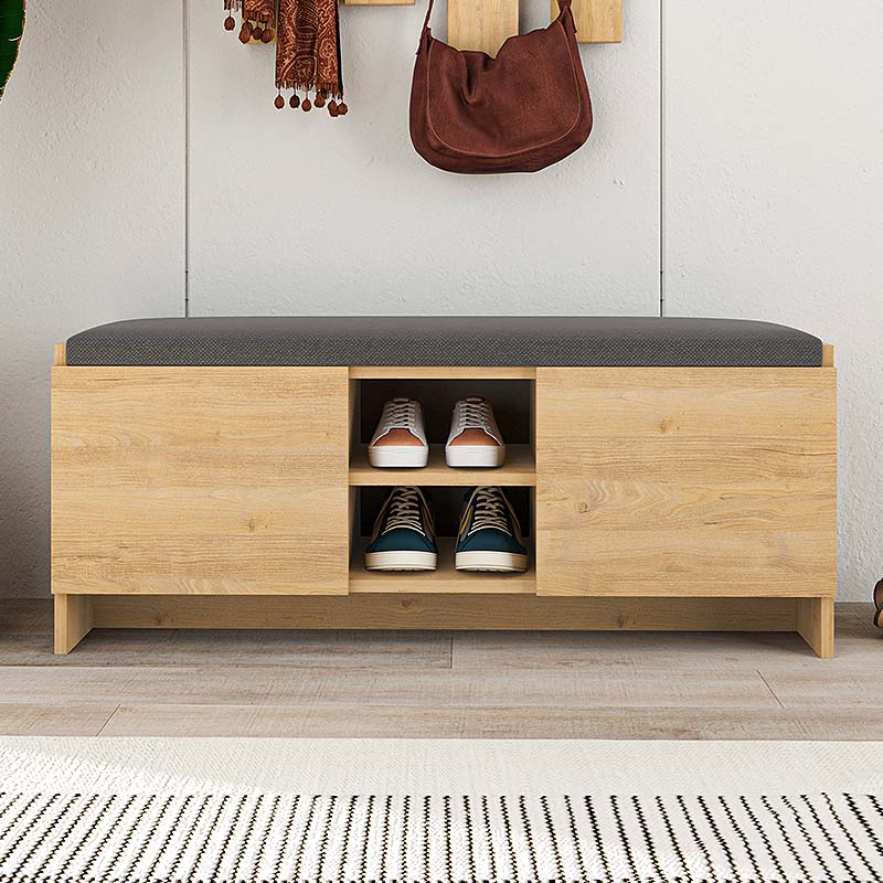 Παπουτσοθήκη Zulla Megapap χρώμα sapphire oak 110x37x43εκ. Παπουτσοθήκη Zulla Megapap χρώμα sapphire oak 110x37x43εκ.