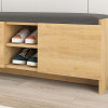 Παπουτσοθήκη Zulla Megapap χρώμα sapphire oak 110x37x43εκ. Παπουτσοθήκη Zulla Megapap χρώμα sapphire oak 110x37x43εκ.