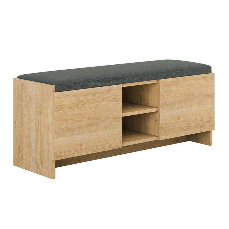 Παπουτσοθήκη Zulla Megapap χρώμα sapphire oak 110x37x43εκ. Παπουτσοθήκη Zulla Megapap χρώμα sapphire oak 110x37x43εκ.