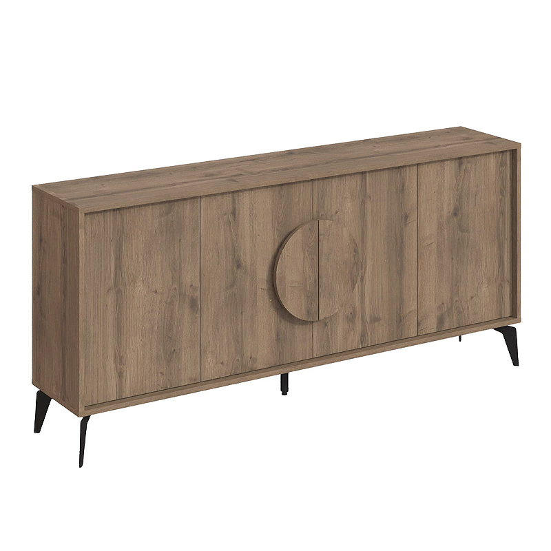 Μπουφές Gora Megapap χρώμα ανοιχτό καρυδί 180x35,6x82εκ. Μπουφές Gora Megapap χρώμα ανοιχτό καρυδί 180x35,6x82εκ.