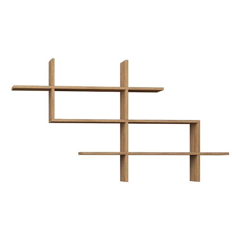 Ραφιέρα τοίχου Halic Megapap χρώμα sapphire oak 150x22x82εκ. Ραφιέρα τοίχου Halic Megapap χρώμα sapphire oak 150x22x82εκ.