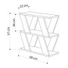 Τραπεζάκι βοηθητικό Lazena Megapap χρώμα γκρι ρετρό 60x22x57εκ. Τραπεζάκι βοηθητικό Lazena Megapap χρώμα γκρι ρετρό 60x22x57εκ.