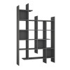 Βιβλιοθήκη Manco Megapap χρώμα ανθρακί 122x25,5x188εκ. Βιβλιοθήκη Manco Megapap χρώμα ανθρακί 122x25,5x188εκ.