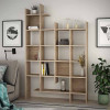 Βιβλιοθήκη Manco Megapap χρώμα sapphire oak 122x25,5x188εκ. Βιβλιοθήκη Manco Megapap χρώμα sapphire oak 122x25,5x188εκ.