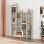 Βιβλιοθήκη Manco Megapap χρώμα sandstone 122x25,5x188εκ.