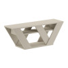 Έπιπλο τηλεόρασης Pipralla Megapap χρώμα sandstone 110x30x40εκ.