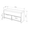 Παπουτσοθήκη Cove Megapap χρώμα ανοιχτό καρυδί 106x34x51,5εκ. Παπουτσοθήκη Cove Megapap χρώμα ανοιχτό καρυδί 106x34x51,5εκ.