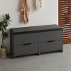 Παπουτσοθήκη Cove Megapap χρώμα ανθρακί 106x34x51,5εκ. Παπουτσοθήκη Cove Megapap χρώμα ανθρακί 106x34x51,5εκ.