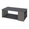Τραπεζάκι σαλονιού Berg Megapap χρώμα γκρι ρετρό 110x60x40εκ. Τραπεζάκι σαλονιού Berg Megapap χρώμα γκρι ρετρό 110x60x40εκ.