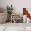 Τραπεζάκι βοηθητικό - Κομοδίνο Bon Megapap χρώμα sapphire oak 40x35x40εκ. Τραπεζάκι βοηθητικό - Κομοδίνο Bon Megapap χρώμα sapphire oak 40x35x40εκ.
