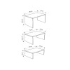 Τραπεζάκι σαλονιού σετ 3 τμχ. Kanta Megapap χρώμα sapphire oak - silky black 80x50x40,5εκ. Τραπεζάκι σαλονιού σετ 3 τμχ. Kanta Megapap χρώμα sapphire oak - silky black 80x50x40,5εκ.