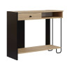 Κονσόλα Sirius Megapap χρώμα sapphire oak - silky black 100x35x79εκ. Κονσόλα Sirius Megapap χρώμα sapphire oak - silky black 100x35x79εκ.