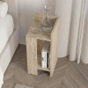 Κομοδίνο Elos Megapap δεξί χρώμα travertine 25x27x60εκ. Κομοδίνο Elos Megapap δεξί χρώμα travertine 25x27x60εκ.