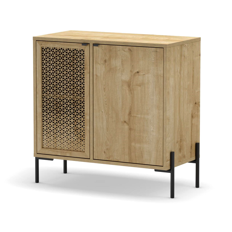 Μπουφές Naive Megapap χρώμα sapphire oak 80x40x80εκ. Μπουφές Naive Megapap χρώμα sapphire oak 80x40x80εκ.