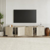 Έπιπλο τηλεόρασης Lowen Megapap χρώμα travertine 180x35x46,2εκ. Έπιπλο τηλεόρασης Lowen Megapap χρώμα travertine 180x35x46,2εκ.