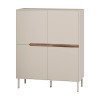 Μπουφές Arch Megapap χρώμα sandstone 98x40x120,5εκ. Μπουφές Arch Megapap χρώμα sandstone 98x40x120,5εκ.