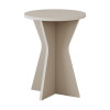 Τραπεζάκι βοηθητικό Lisa Megapap χρώμα sandstone Ø40x51,8εκ. Τραπεζάκι βοηθητικό Lisa Megapap χρώμα sandstone Ø40x51,8εκ.