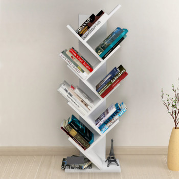 Βιβλιοθήκη Milton Megapap χρώμα λευκό 44x22x121εκ. Βιβλιοθήκη Milton Megapap χρώμα λευκό 44x22x121εκ.