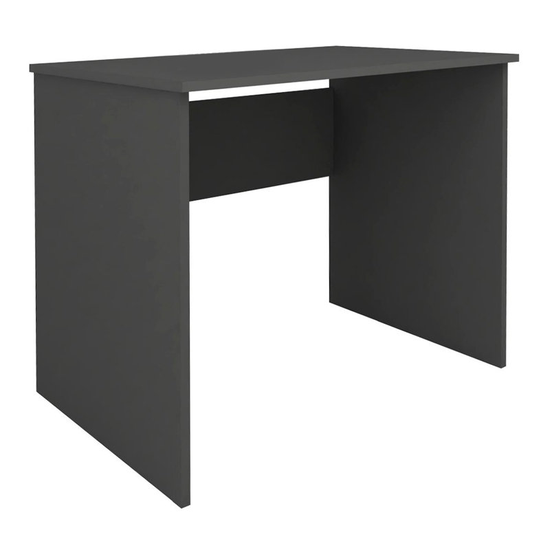Γραφείο εργασίας Kalen Megapap χρώμα ανθρακί 90x60x74εκ.