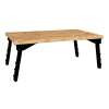Τραπεζάκι laptop Sidon Megapap χρώμα pine oak 60x35,5x23,5εκ.