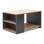 Τραπεζάκι σαλονιού Sylvia Megapap χρώμα pine oak - ανθρακί 90,2x59,2x48,1εκ.