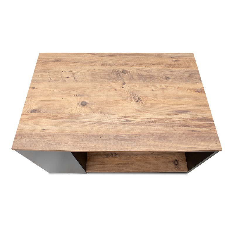 Τραπεζάκι σαλονιού Sylvia Megapap χρώμα pine oak - ανθρακί 90,2x59,2x48,1εκ. Τραπεζάκι σαλονιού Sylvia Megapap χρώμα pine oak - ανθρακί 90,2x59,2x48,1εκ.