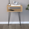 Κομοδίνο Scott Megapap χρώμα sapphire oak 40x30x60εκ.
