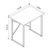 Γραφείο εργασίας Verne Megapap χρώμα pine oak 75x52x73,8εκ. Γραφείο εργασίας Verne Megapap χρώμα pine oak 75x52x73,8εκ.