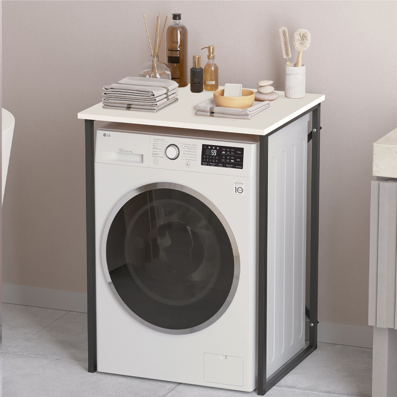 Έπιπλο πλυντηρίου Doyle Megapap χρώμα λευκό 67x60x92,8εκ. Έπιπλο πλυντηρίου Doyle Megapap χρώμα λευκό 67x60x92,8εκ.