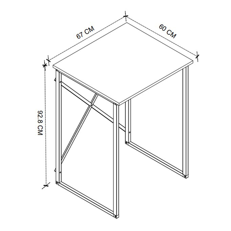 Έπιπλο πλυντηρίου Doyle Megapap χρώμα λευκό 67x60x92,8εκ. Έπιπλο πλυντηρίου Doyle Megapap χρώμα λευκό 67x60x92,8εκ.