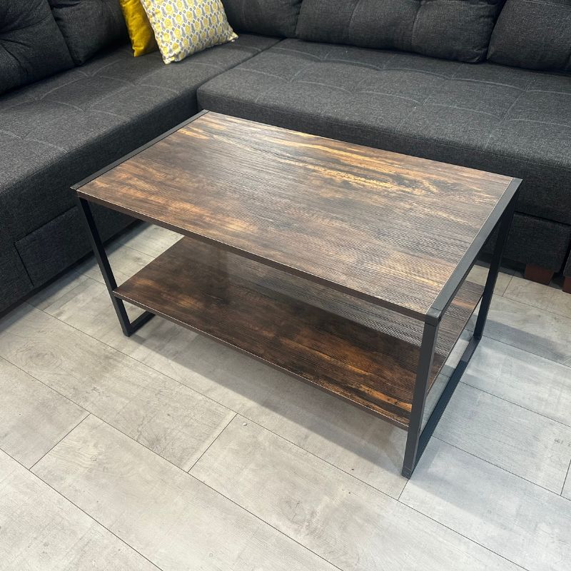 Τραπεζάκι σαλονιού Giza Megapap χρώμα rustic καρυδί 90,2x50,3x50,4εκ. Τραπεζάκι σαλονιού Giza Megapap χρώμα rustic καρυδί 90,2x50,3x50,4εκ.