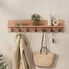 Κρεμάστρα τοίχου Kery Megapap χρώμα pine oak 91x11x20εκ. Κρεμάστρα τοίχου Kery Megapap χρώμα pine oak 91x11x20εκ.