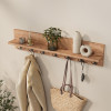 Κρεμάστρα τοίχου Kery Megapap χρώμα pine oak 91x11x20εκ. Κρεμάστρα τοίχου Kery Megapap χρώμα pine oak 91x11x20εκ.