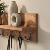 Κρεμάστρα τοίχου Kery Megapap χρώμα pine oak 91x11x20εκ. Κρεμάστρα τοίχου Kery Megapap χρώμα pine oak 91x11x20εκ.