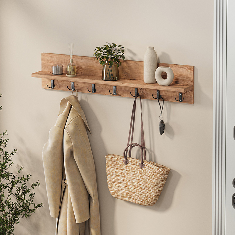 Κρεμάστρα τοίχου Kery Megapap χρώμα pine oak 91x11x20εκ. Κρεμάστρα τοίχου Kery Megapap χρώμα pine oak 91x11x20εκ.