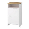 Παπουτσοθήκη - Ντουλάπι Talsa Megapap χρώμα λευκό - sapphire oak 50x35,3x86εκ. Παπουτσοθήκη - Ντουλάπι Talsa Megapap χρώμα λευκό - sapphire oak 50x35,3x86εκ.
