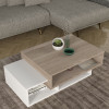 Τραπεζάκι σαλονιού Tab Megapap χρώμα λευκό - cordoba 105x60x32εκ. Τραπεζάκι σαλονιού Tab Megapap χρώμα λευκό - cordoba 105x60x32εκ.