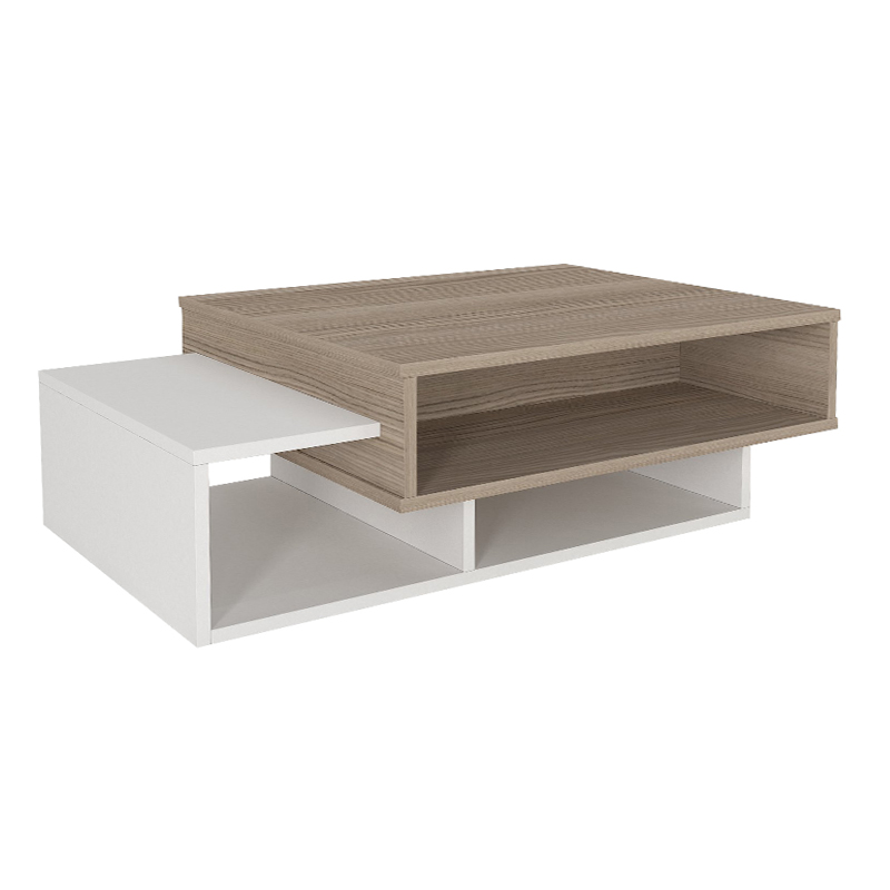 Τραπεζάκι σαλονιού Tab Megapap χρώμα λευκό - cordoba 105x60x32εκ. Τραπεζάκι σαλονιού Tab Megapap χρώμα λευκό - cordoba 105x60x32εκ.