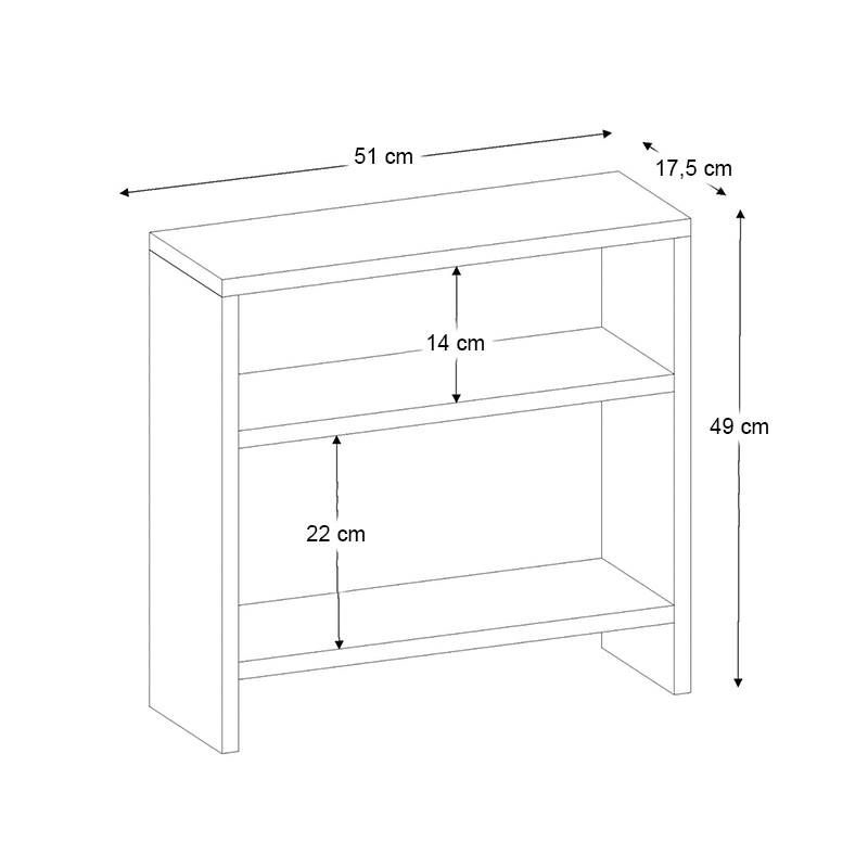 Τραπεζάκι βοηθητικό Silvanus Megapap χρώμα λευκό 51x17,5x49εκ. Τραπεζάκι βοηθητικό Silvanus Megapap χρώμα λευκό 51x17,5x49εκ.