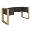 Γραφείο εργασίας Fernando Megapap χρώμα ανθρακί - sapphire oak 158,4x60x72,2εκ. Γραφείο εργασίας Fernando Megapap χρώμα ανθρακί - sapphire oak 158,4x60x72,2εκ.