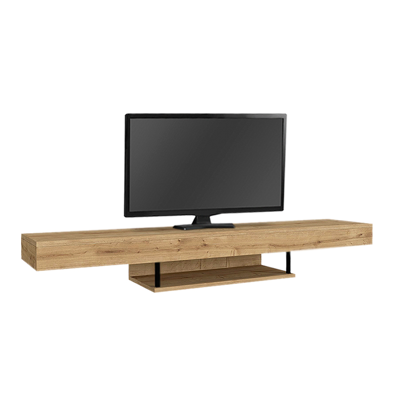 Έπιπλο τηλεόρασης επιτοίχιο Albares Megapap με LED χρώμα sapphire oak 150x29,6x22εκ. Έπιπλο τηλεόρασης επιτοίχιο Albares Megapap με LED χρώμα sapphire oak 150x29,6x22εκ.