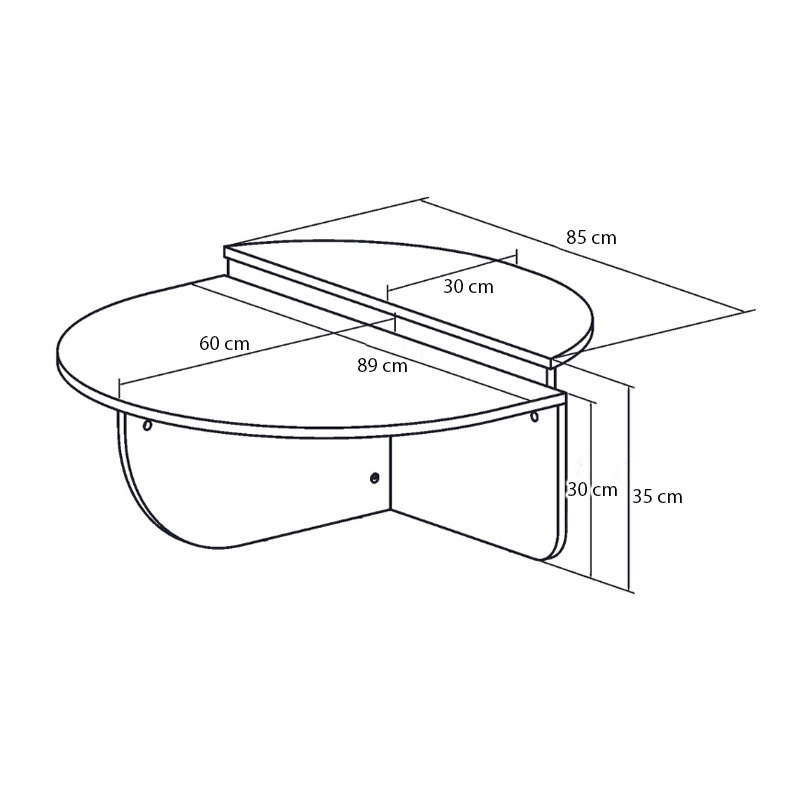 Τραπεζάκι σαλονιού Nilvia Megapap χρώμα sapphire oak Ø85x35εκ. Τραπεζάκι σαλονιού Nilvia Megapap χρώμα sapphire oak Ø85x35εκ.