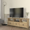 Έπιπλο τηλεόρασης Mahen Megapap χρώμα sapphire oak 140x35x49,8εκ. Έπιπλο τηλεόρασης Mahen Megapap χρώμα sapphire oak 140x35x49,8εκ.