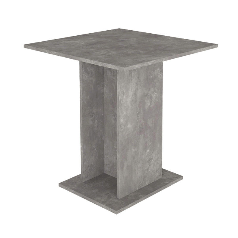 Τραπέζι Allos Megapap χρώμα γκρι σκυροδέματος 75x75x77εκ. Τραπέζι Allos Megapap χρώμα γκρι σκυροδέματος 75x75x77εκ.